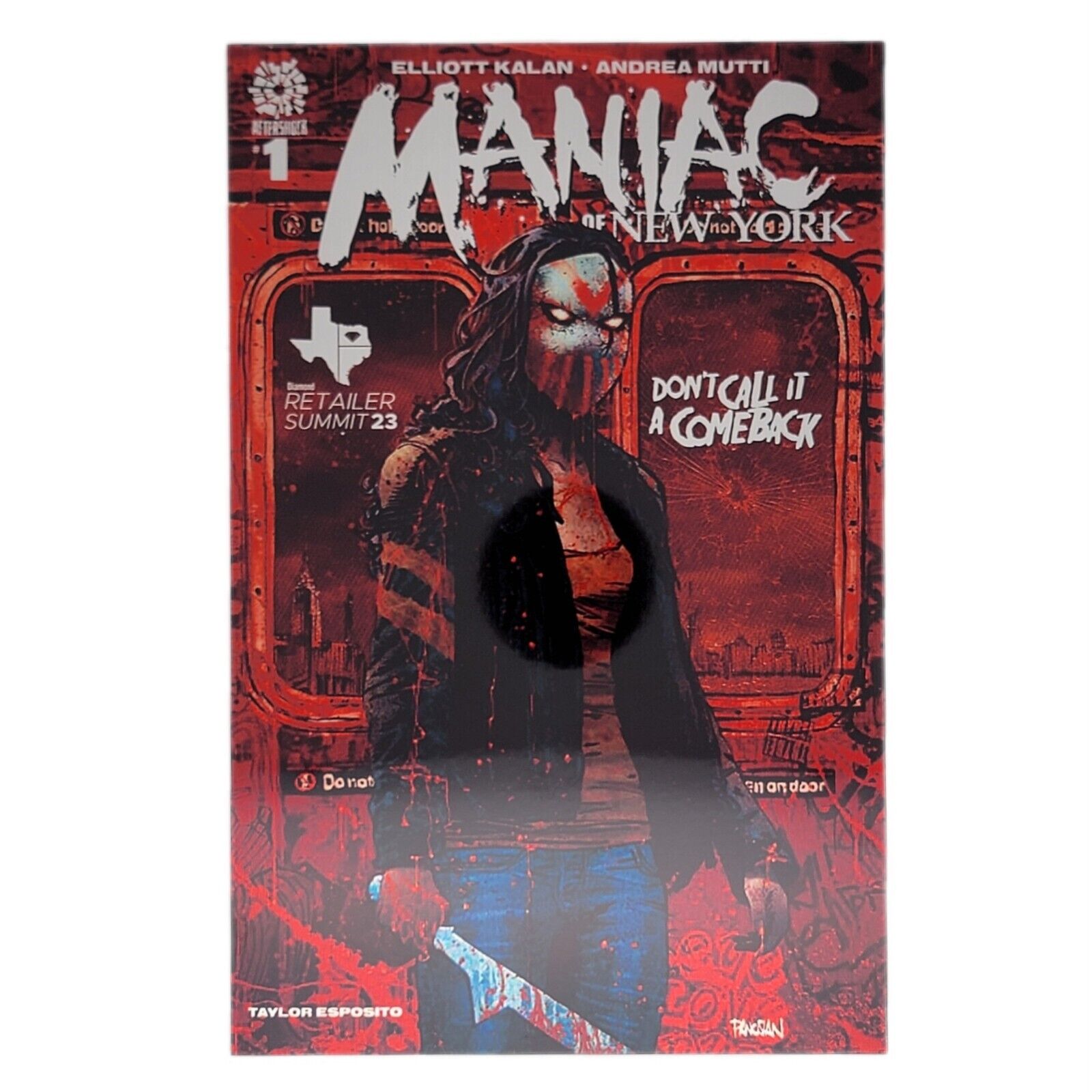 Maniac Of New York #1 Diamond Summit Exclusive Metal Cover Variant 