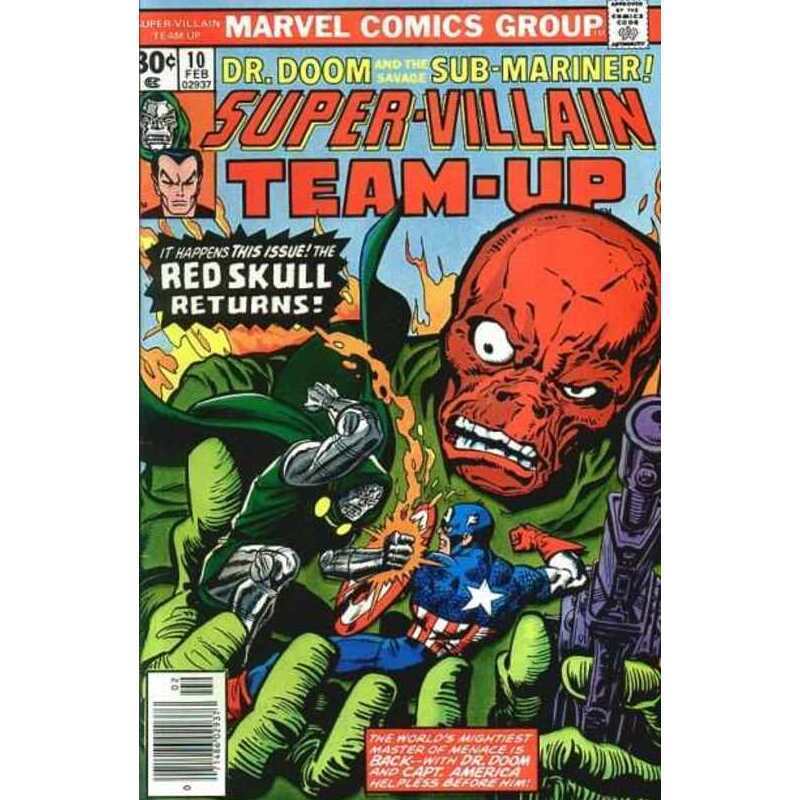 Super-Villain Team-Up #10 in Very Fine minus condition. Marvel comics [m;