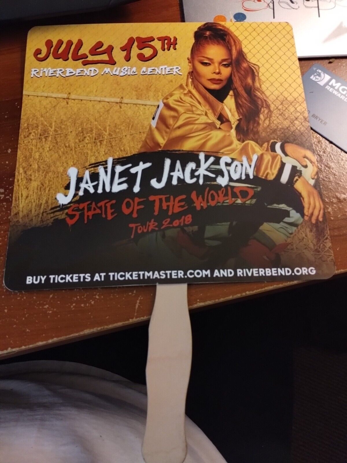 Janet Jackson Fan River Bend Music Center
