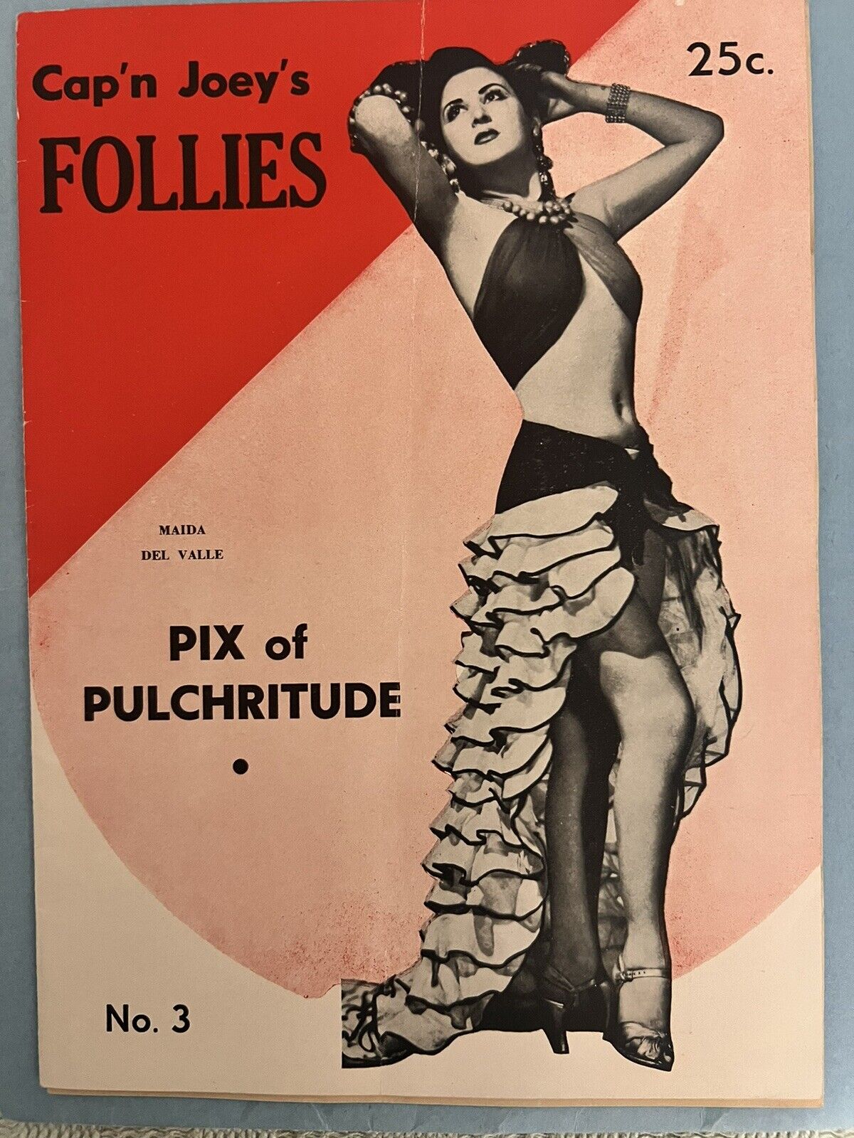 PULP:  CAP'N JOEY'S MAGAZINE #3-1940'S-PULP--CARTOONS-JUNE TAYLOR-SOUTHERN ST...
