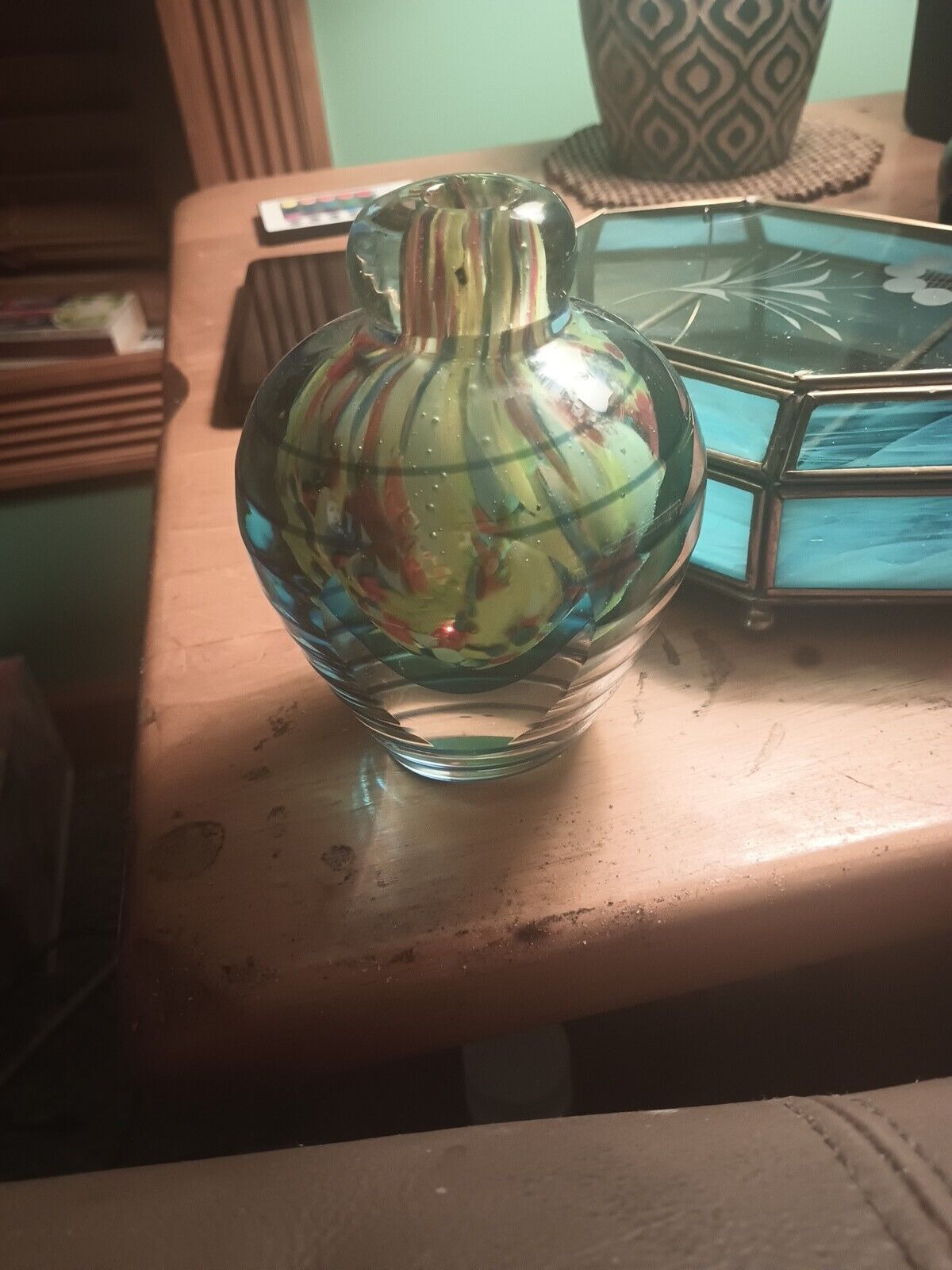 Italian Murano Glass Vintage Perfume Bottle --- RARE