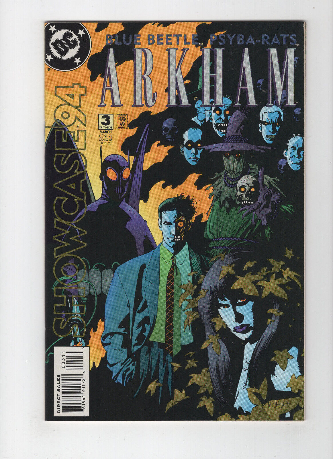 Showcase 94 #3  (DC Comics 1994) Arkham