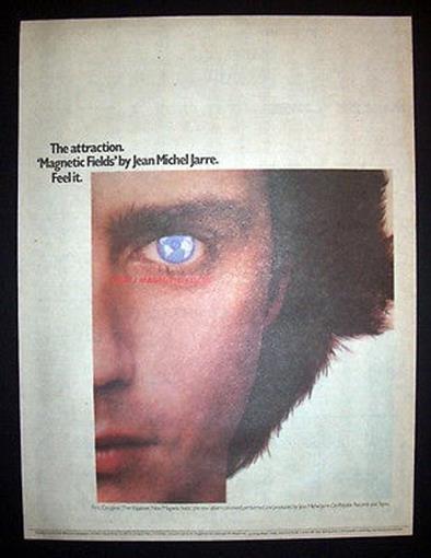 Jean Michel Jarre Magnetic Fields 1981 Poster Type Advert, Promo Ad