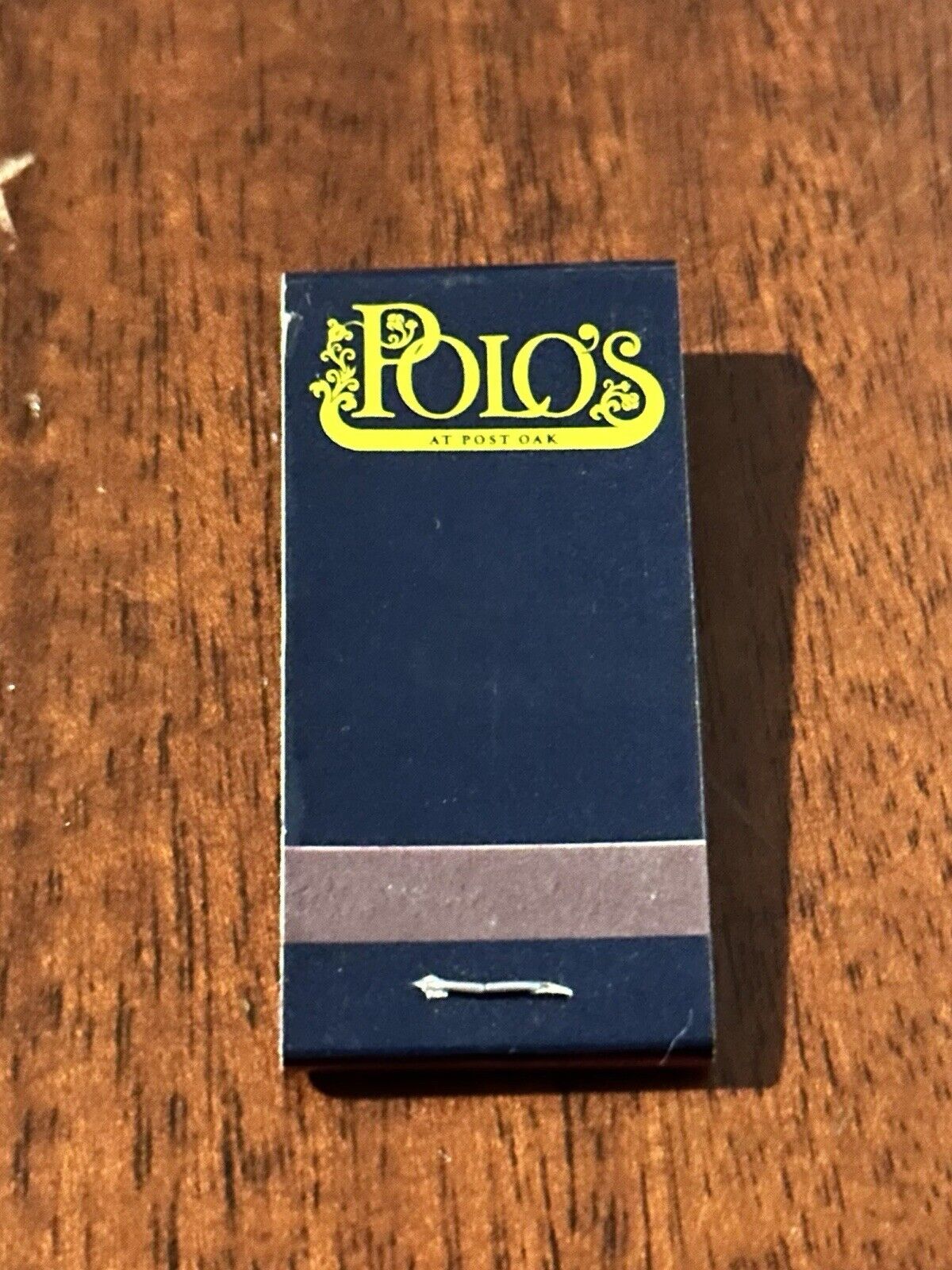 Vintage Matchbook Polos Restaurant At Post Oak Houston Texas Mini