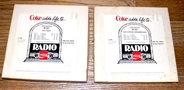 Coca-Cola radio ads reel set 1976  Coke adds life to... 7.5 IPS