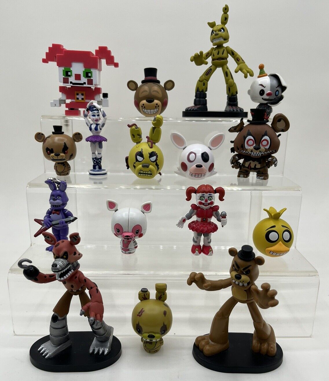 Funko Lot Of 15 Five Nights At Freddy’s Toys Figures Circus Baby, Jumpscare