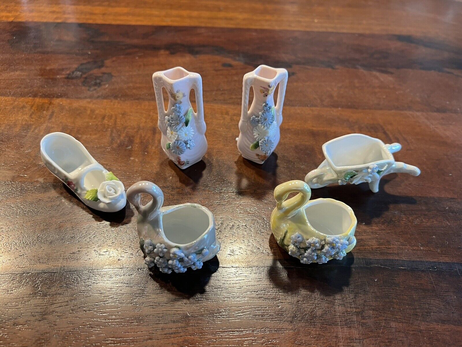 Lot of 6 German Porcelain Miniatures