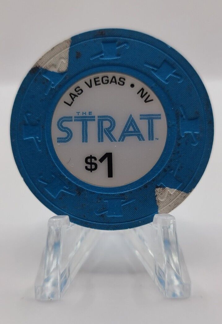 The Strat Hotel Casino Las Vegas Nevada 2019 $1 Chip D2872
