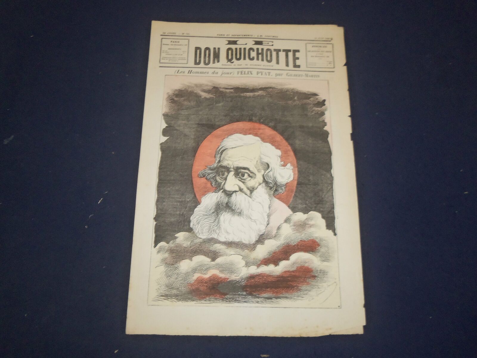1888 JUNE 16 DON QUICHOTTE NEWSPAPER - FELIZ PYAT - FRENCH - FR 3579