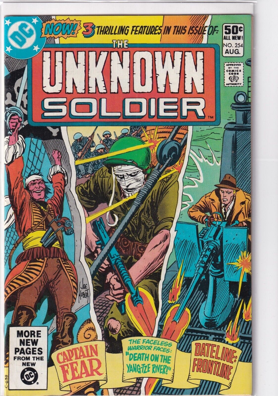 34153: DC Comics UNKNOWN SOLDIER #254 VF Grade