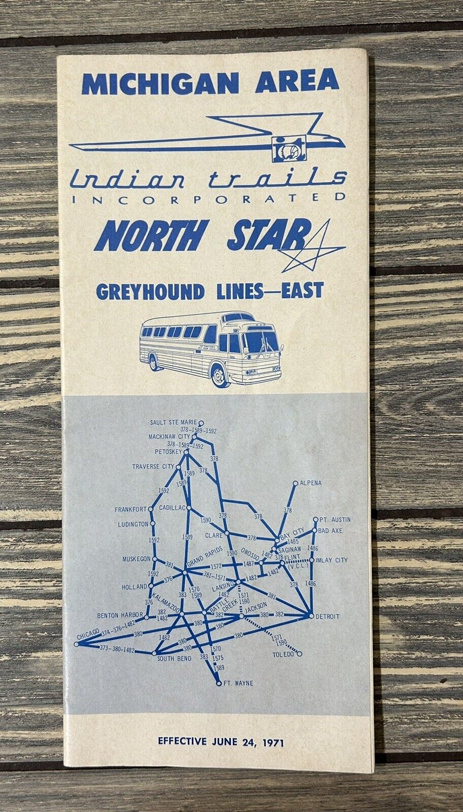 Vintage June 24 1971 Michigan Area Indian Trails Incorporated North Star