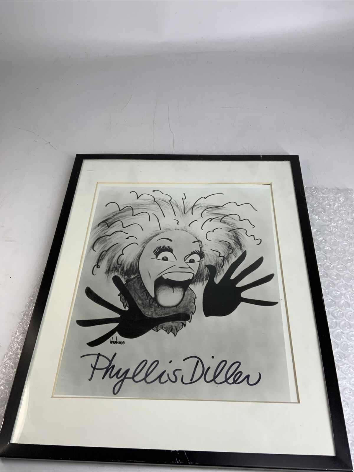 Phyllis Diller  8x10 Signed/ Autographed Illustrated Photo