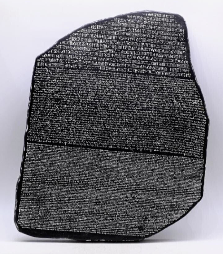 RARE ANCIENT EGYPTIAN ANTIQUES Figure Large Of Rosetta Stone Pharaonic Egypt BC