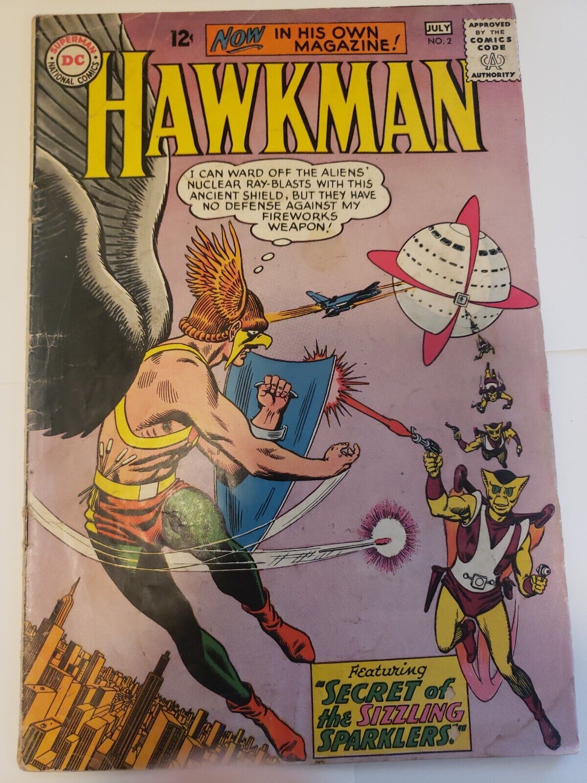 Hawkman #2 DC Comics 1964 Beautiful Silver Age Key 