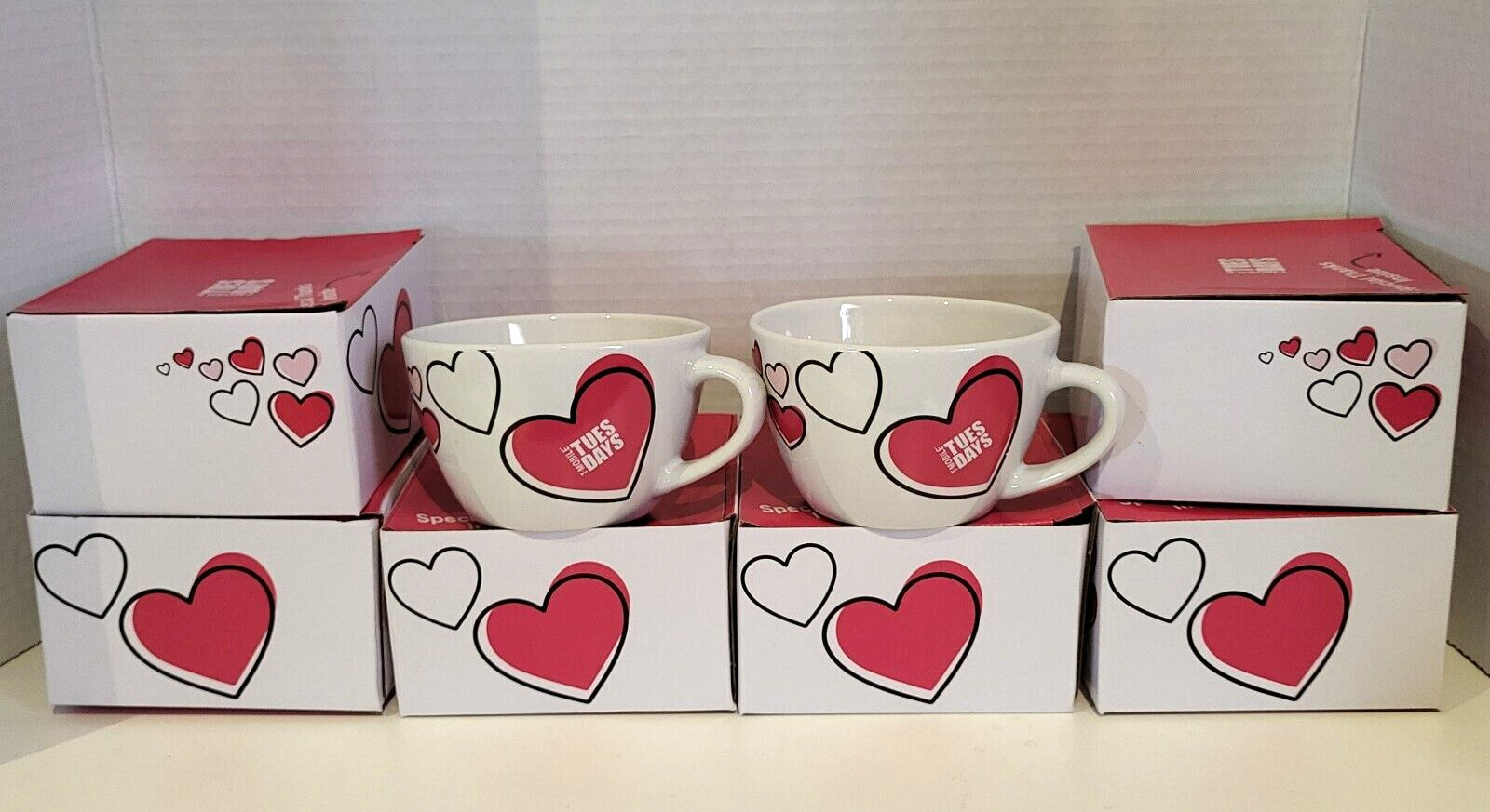 (Lot of 6) 8oz Mugs For Coffee, Tea, Is Tuesdays Yet? From T-Mobile