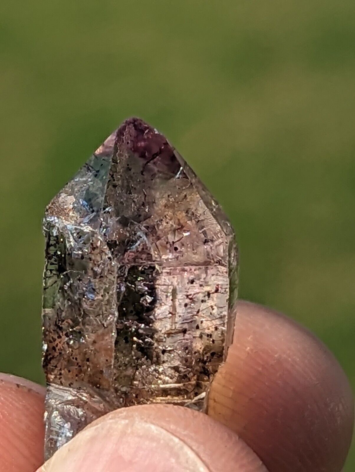 Lavender Super Seven Transdimensional Natural Gemstone Crystal 