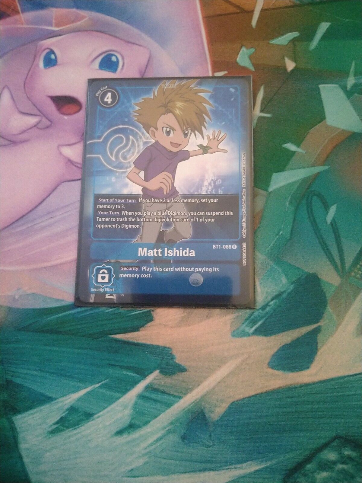BT1-086-ALT Matt Ishida Rare Alternative Art  Digimon Card