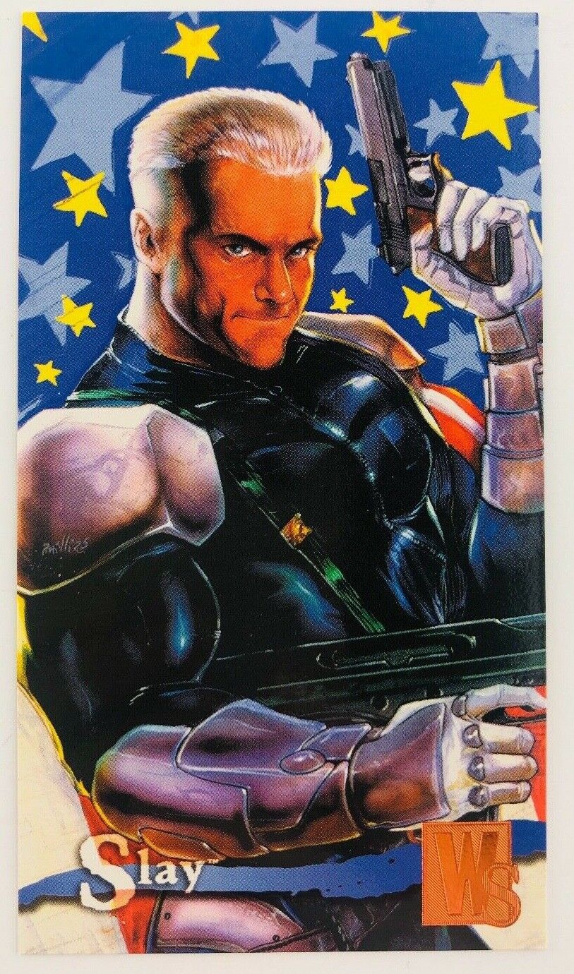 1995 Wildstorm Gallery Widevision Trading Card #46 Slay