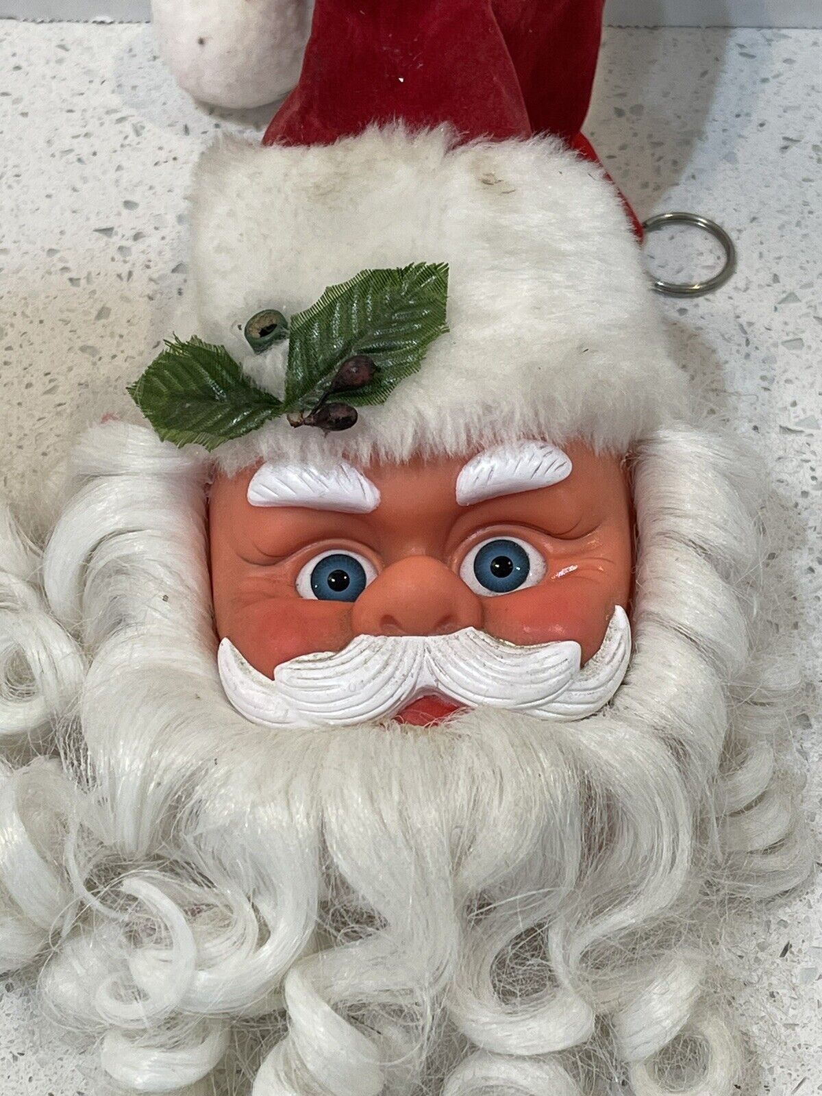 Vintage Hanging Santa Plays Different Sounds With Batteries