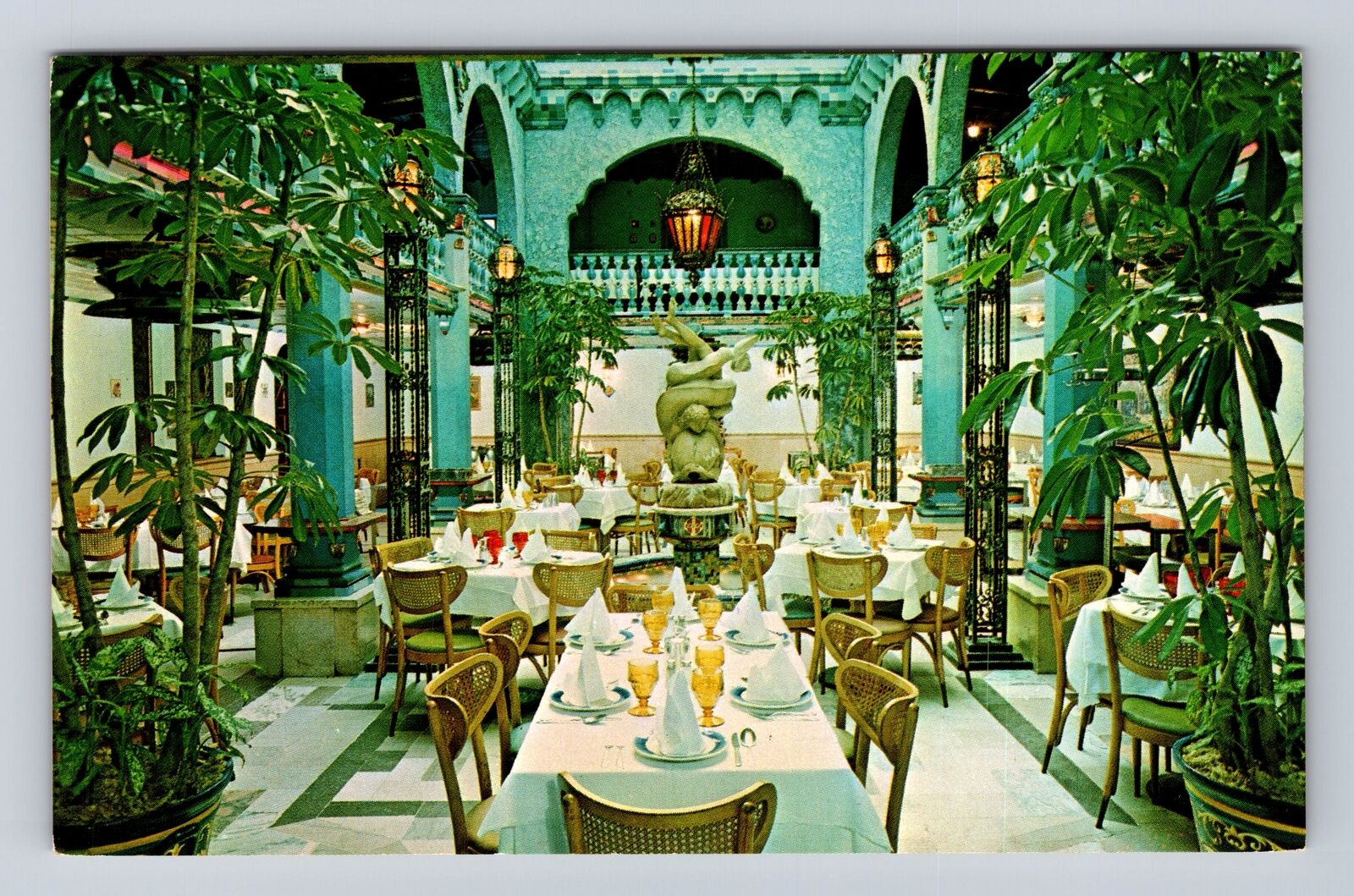 Tampa FL-Florida, The Columbia Restaurant Advertising, Vintage Souvenir Postcard