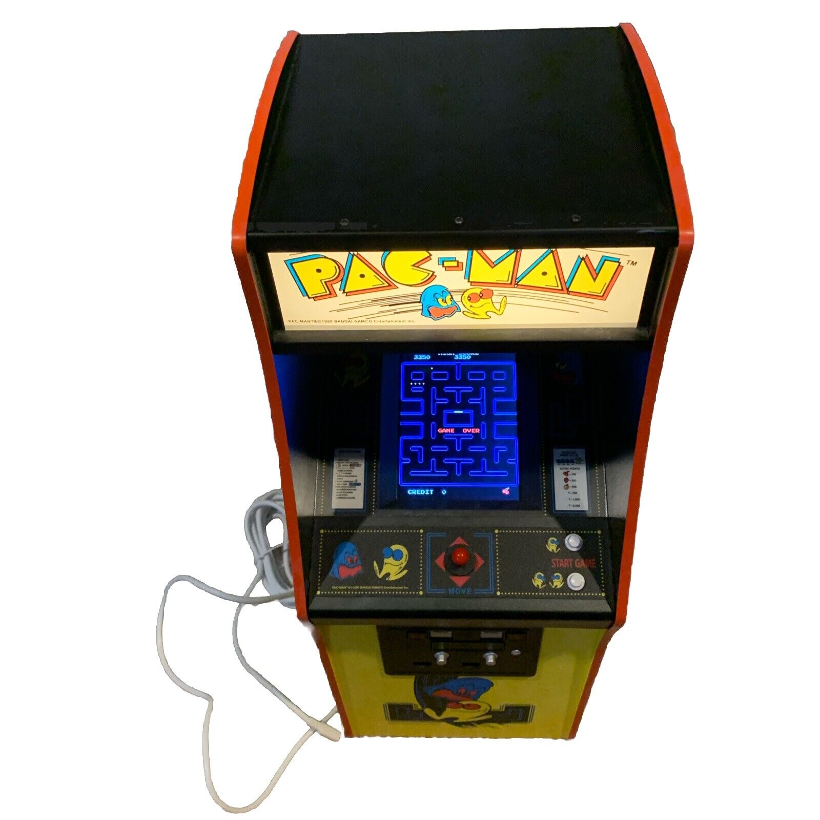 Numskull Pac-Man Quarter Arcade Cabinet Game Limited Collectors Namco 17” Works