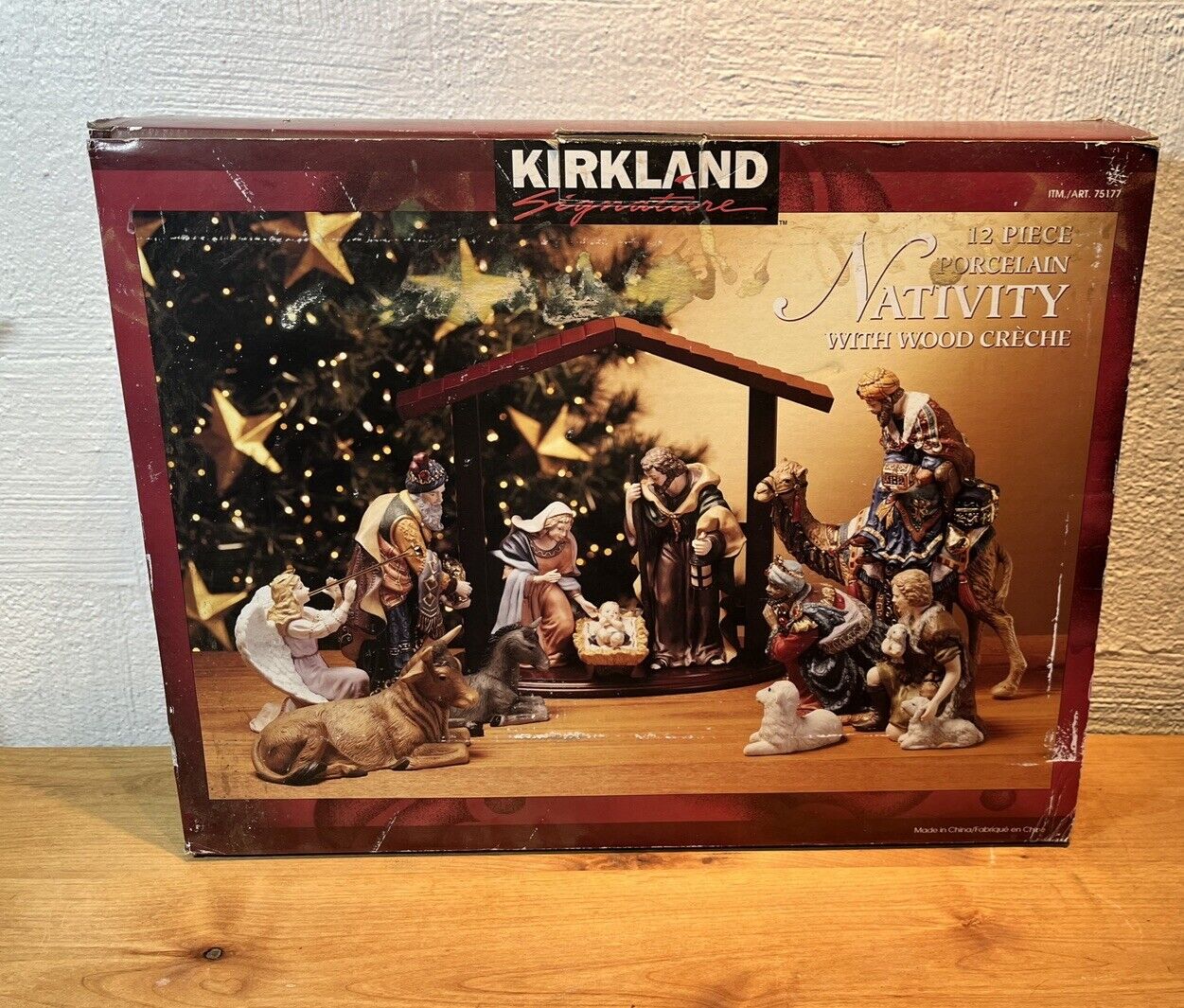 Porcelain Nativity Set 12 Piece Kirkland Signature Costco 75177 Complete EUC