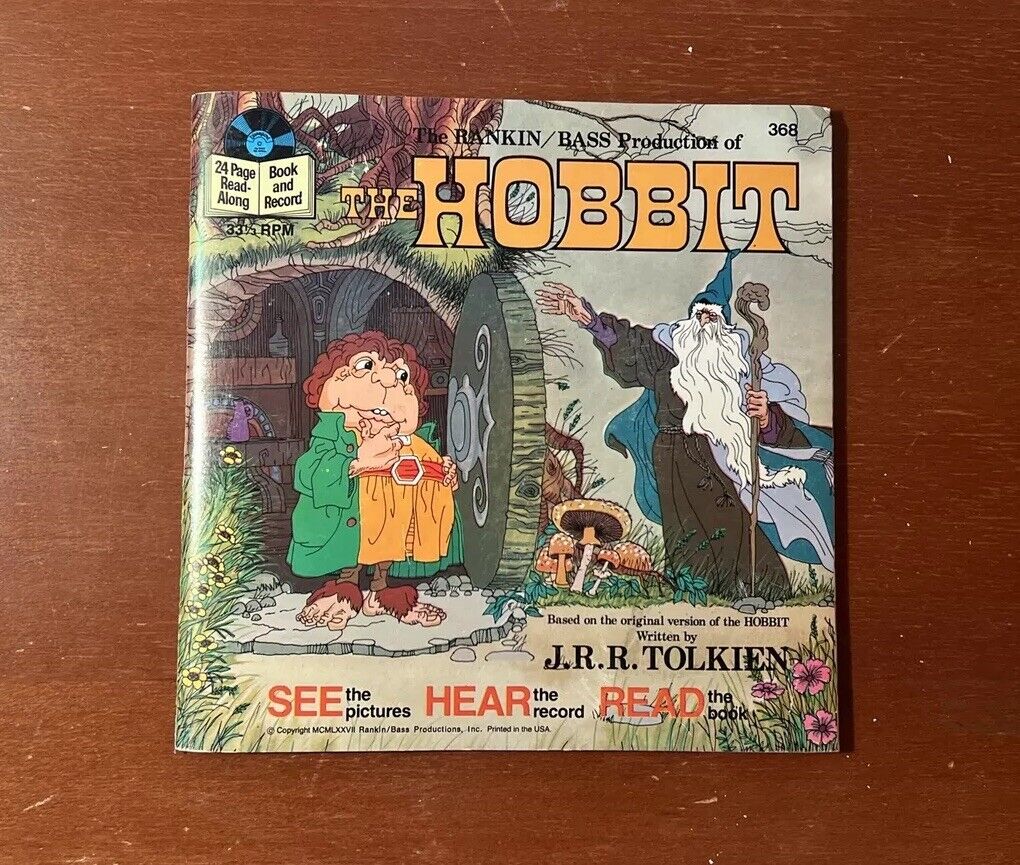 The Hobbit Disney Book & Record 33 RPM 7