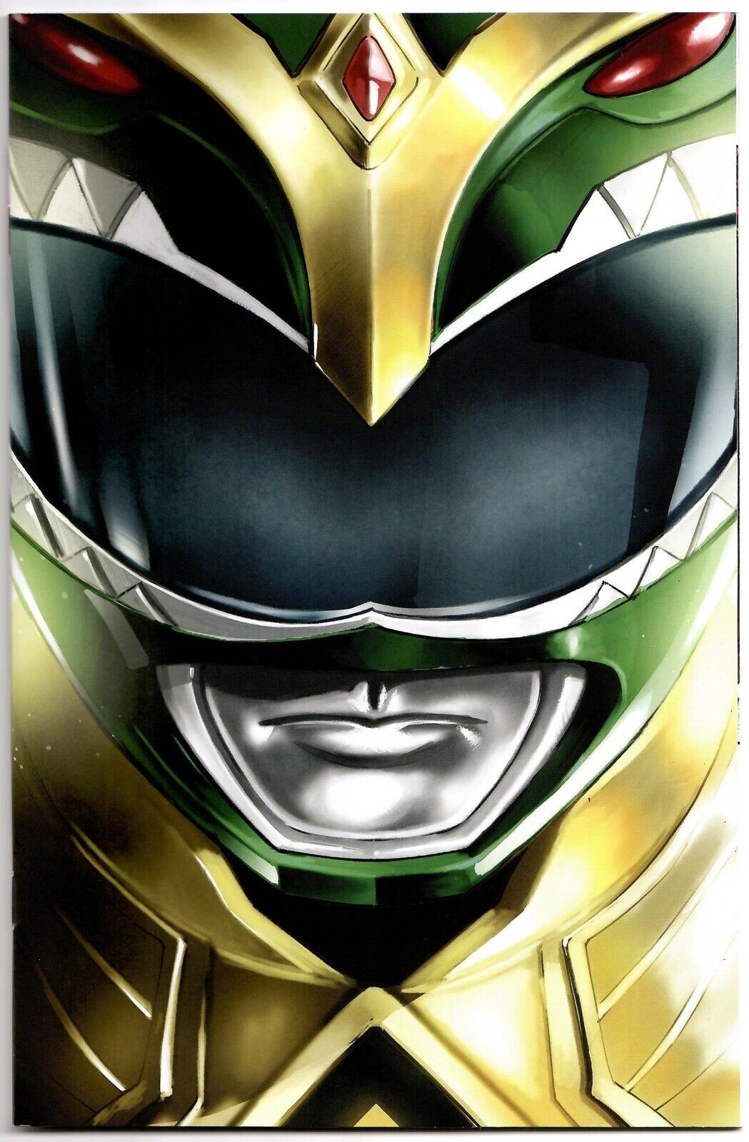 Mighty Morphin #1 2020 Boom Diego Galindo Green Power Ranger Virgin Variant