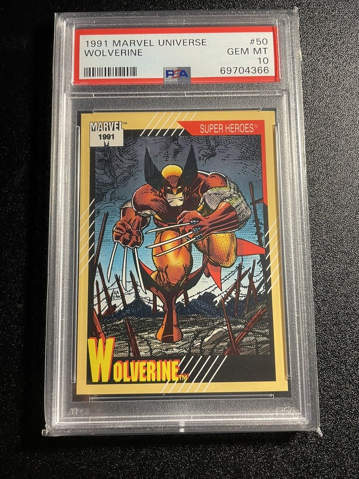 1991 Marvel Universe Wolverine #50 PSA 10 GEM MINT