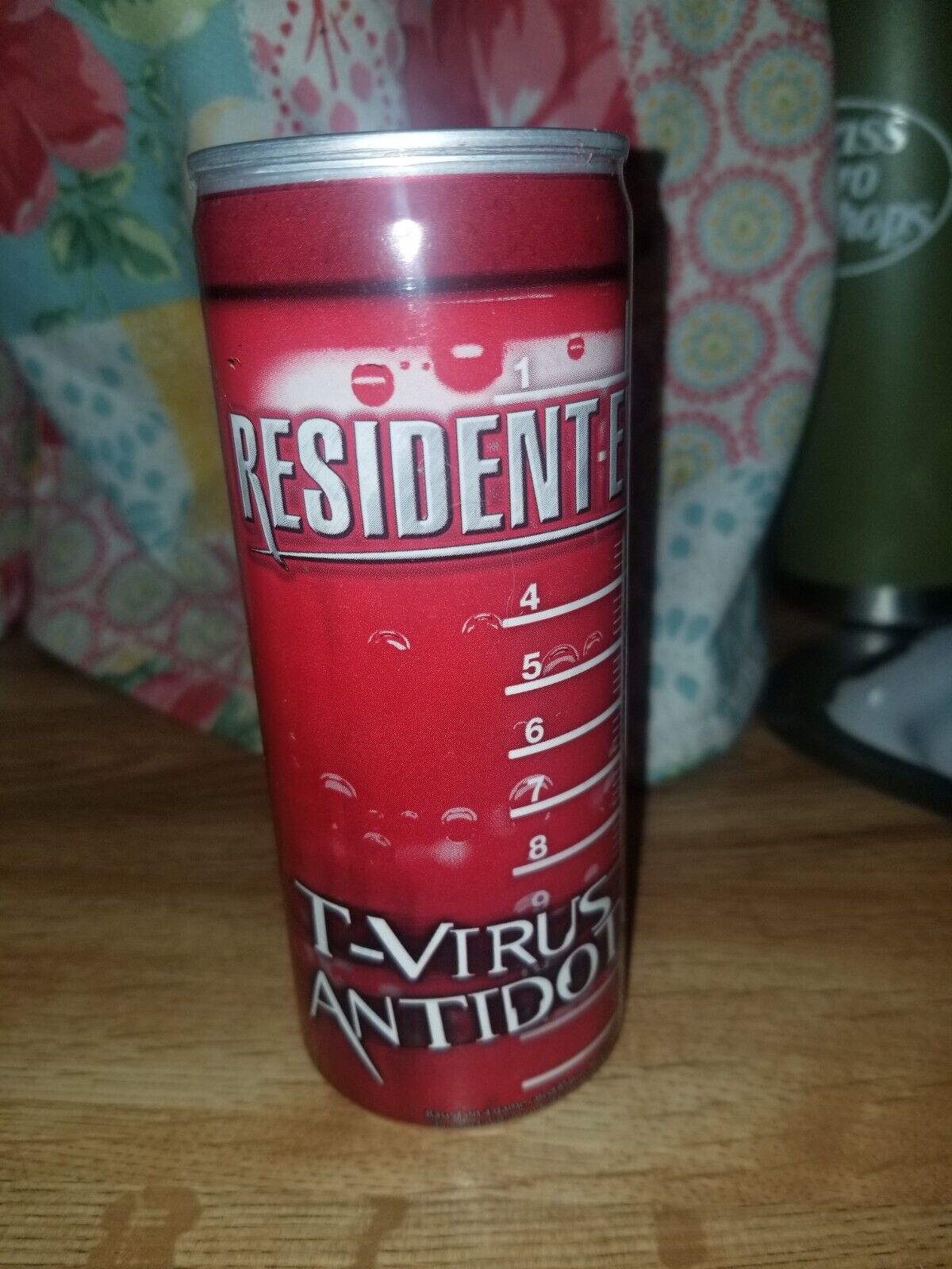 Resident Evil T-Virus Antidote Collectible Energy Drink - Rare c2007 Version