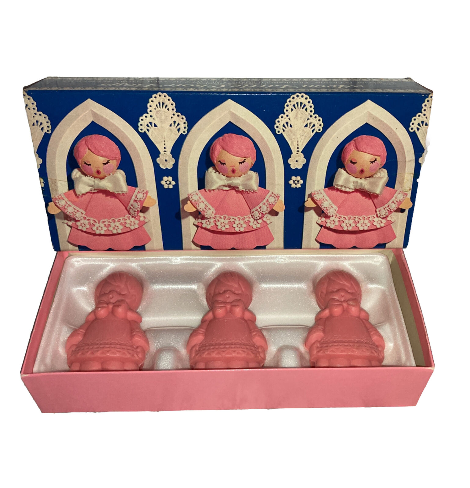 Vintage Avon Little Choir Boys Fragranced Soaps Boxed Advertising Christmas