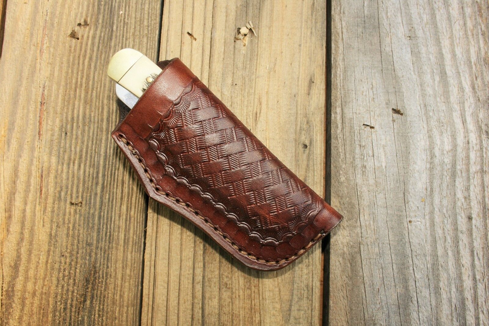 Custom Leather Knife Sheath for 4