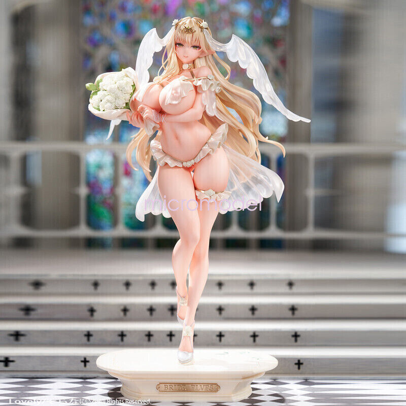 Lovely Studio Wedding Dress Elf PVC Model 1/5.5 Scale H32cm Anime Collection