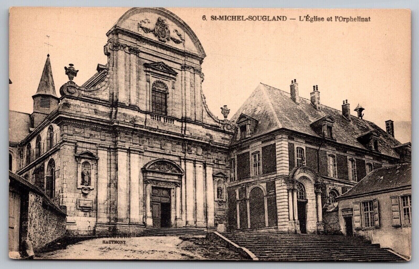 St Michel Sougland Antique Postcard