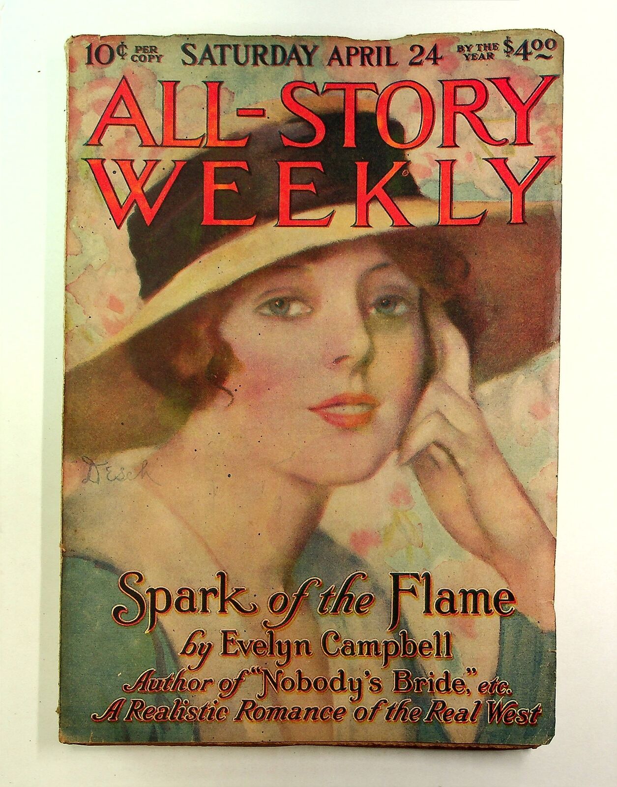 All-Story Weekly Pulp Apr 24 1920 Vol. 109 #3 GD/VG 3.0