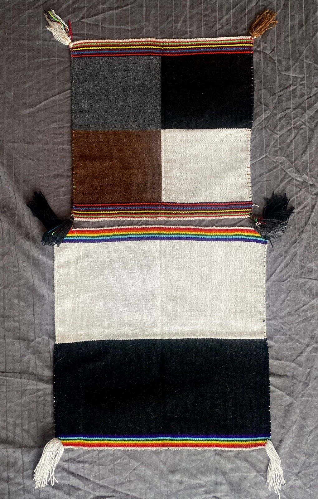 Q\'ero Ceremonial Alter Set Table Cloths - Peruvian Andean Textile 2 Pieces