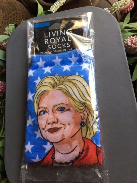 Hillary Clinton Living Royal Socks New in Package