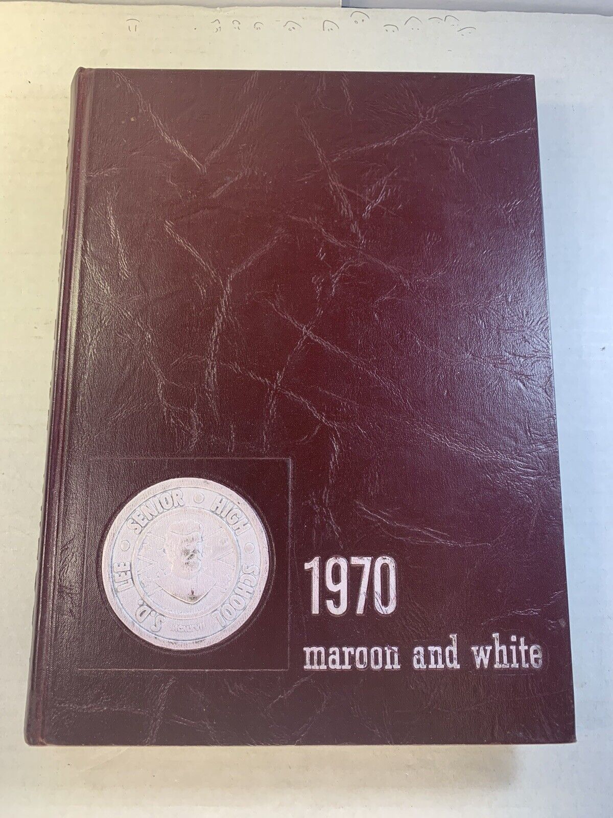 1970 Columbus Mississippi Maroon White Yearbook Annual SD Lee High School