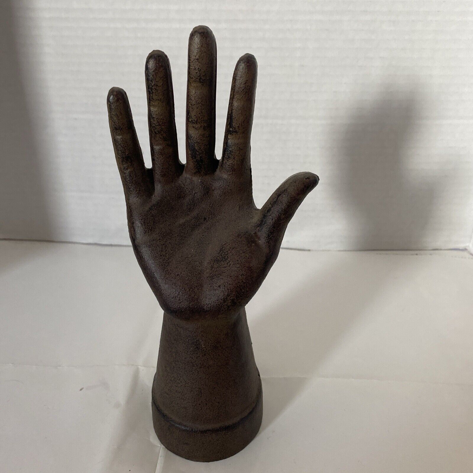 Vintage Cast-iron Hand For Jewelry  8.5” Tall