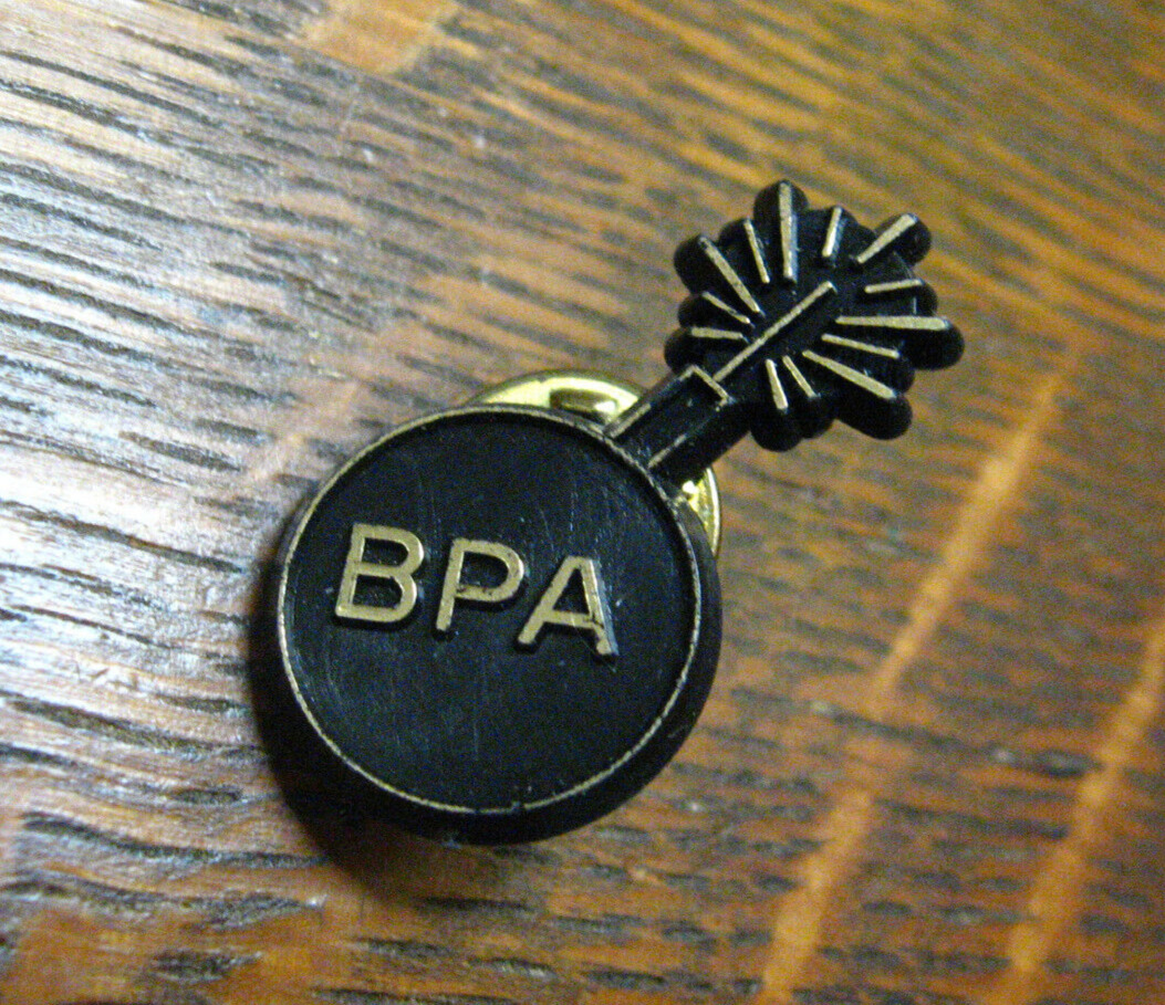BPA Toxic Chemical Lapel Pin - Bisphenol A Compound Health Hazard Awareness