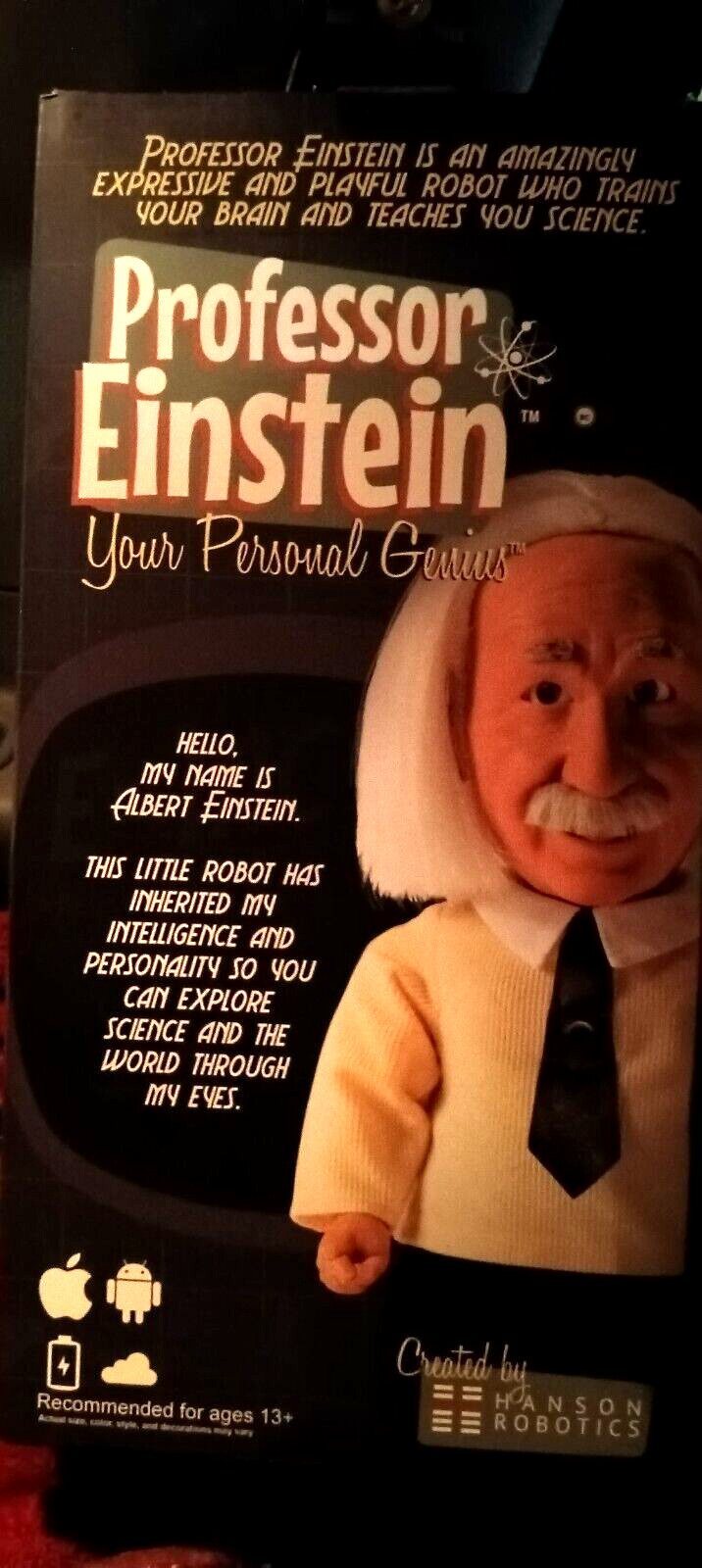 BRAND NEW Professor Einstein Robot