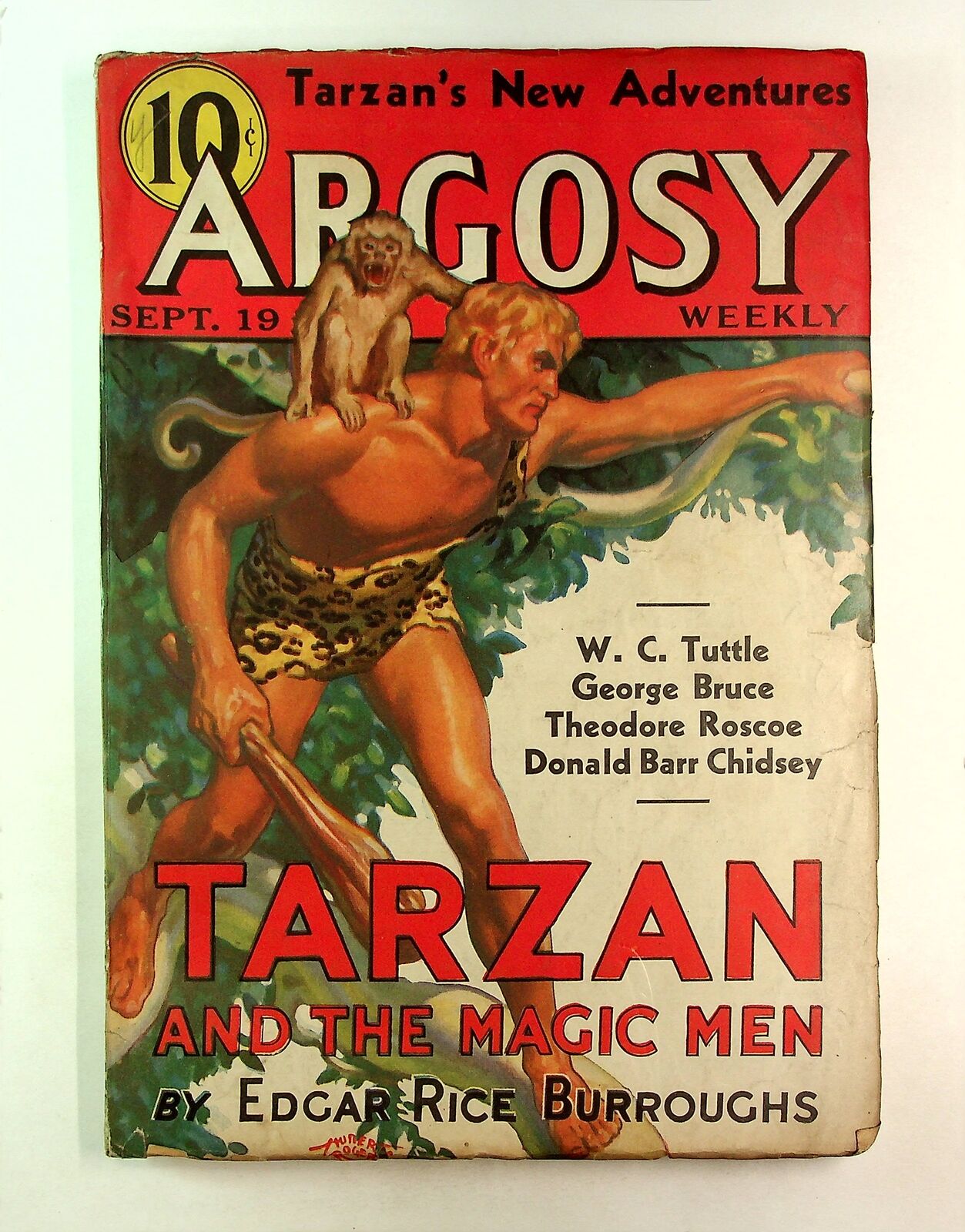 Argosy Part 4: Argosy Weekly Sep 19 1936 Vol. 267 #3 VG+ 4.5