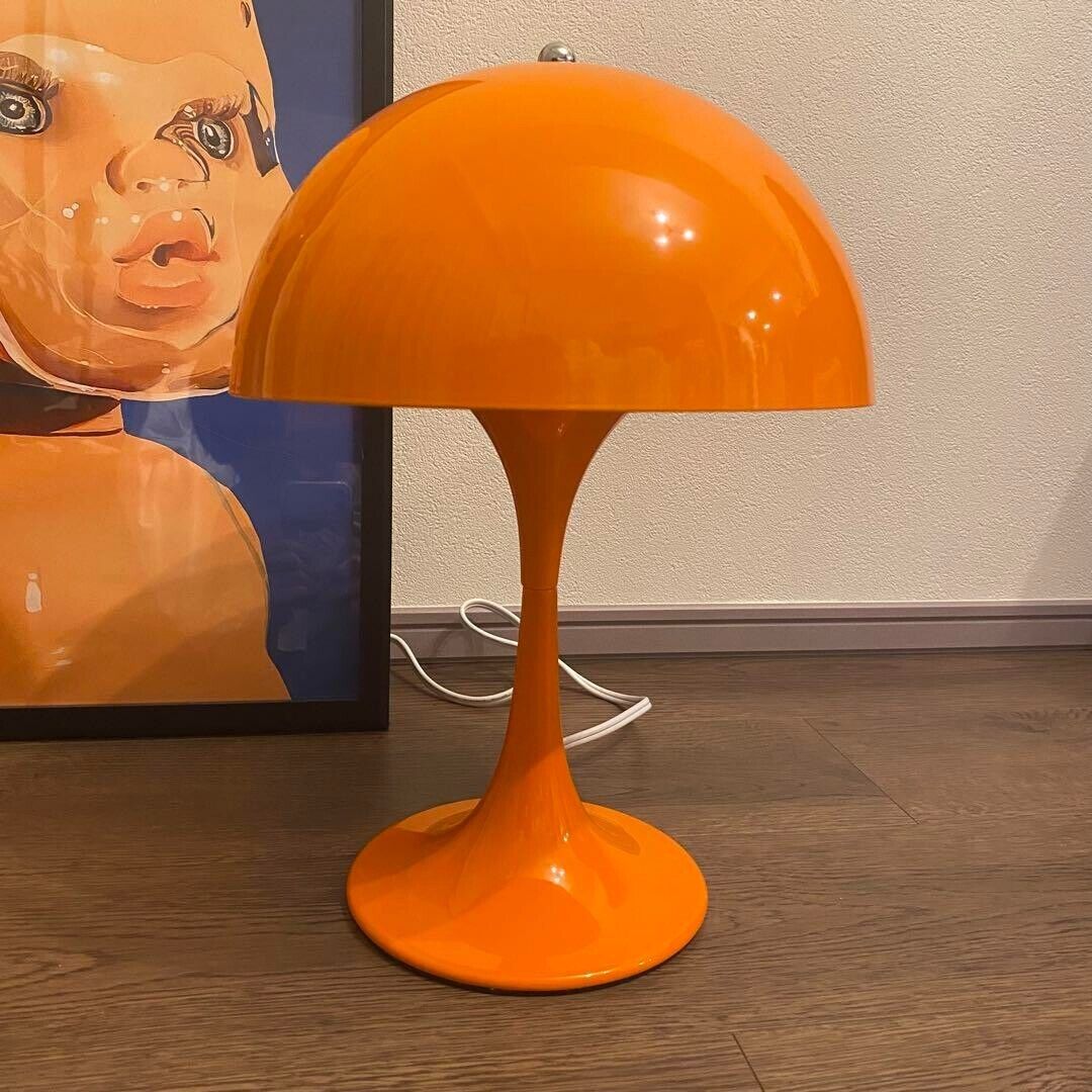 Louis Poulsen Panthella Excellent Condition Orange Mini Table Lamp from japan