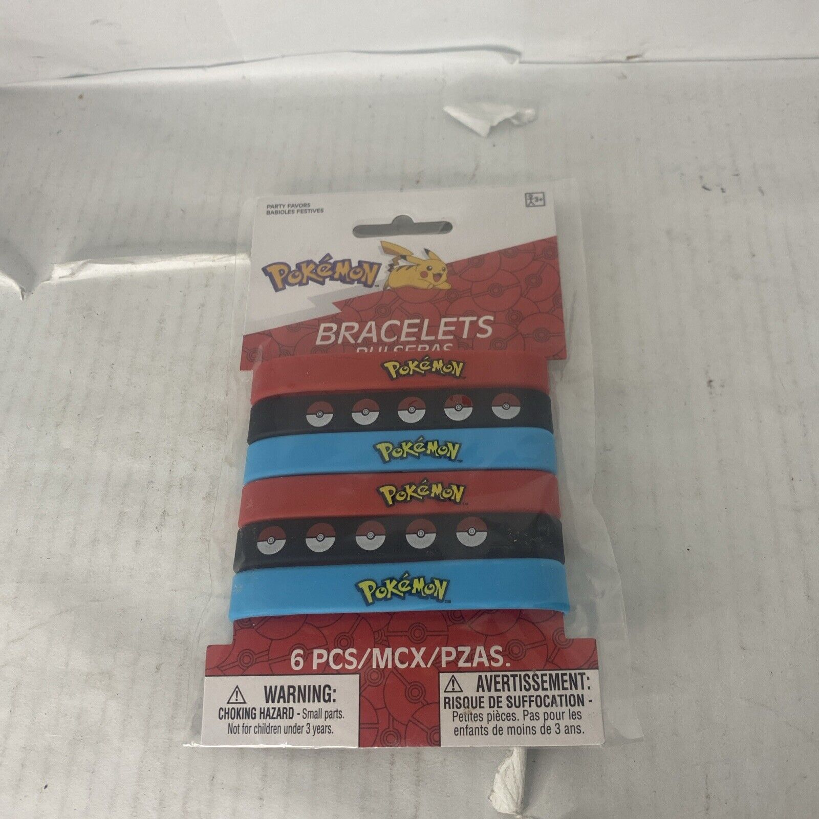 Pokémon Collectible Rubber Bracelet Poké Ball Black Bracelet New & Sealed
