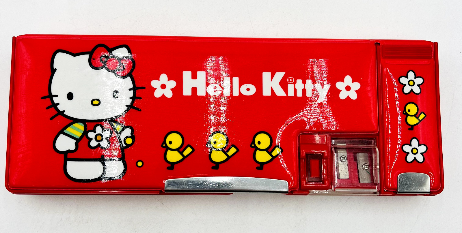 Vintage 1999 Sanrio Hello Kitty Pencil Case Made In Japan
