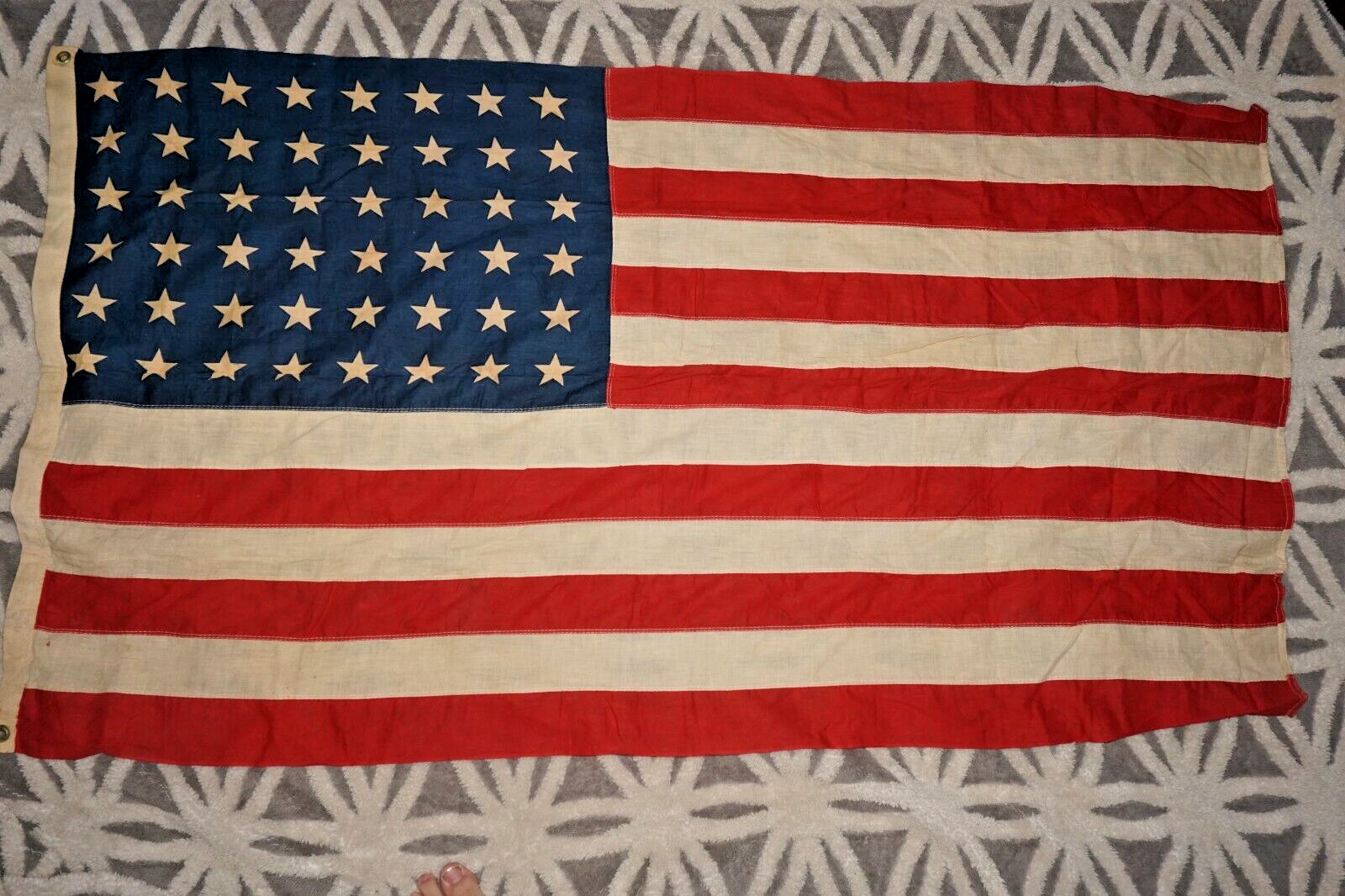 Vintage Original 48 star US American Flag  33