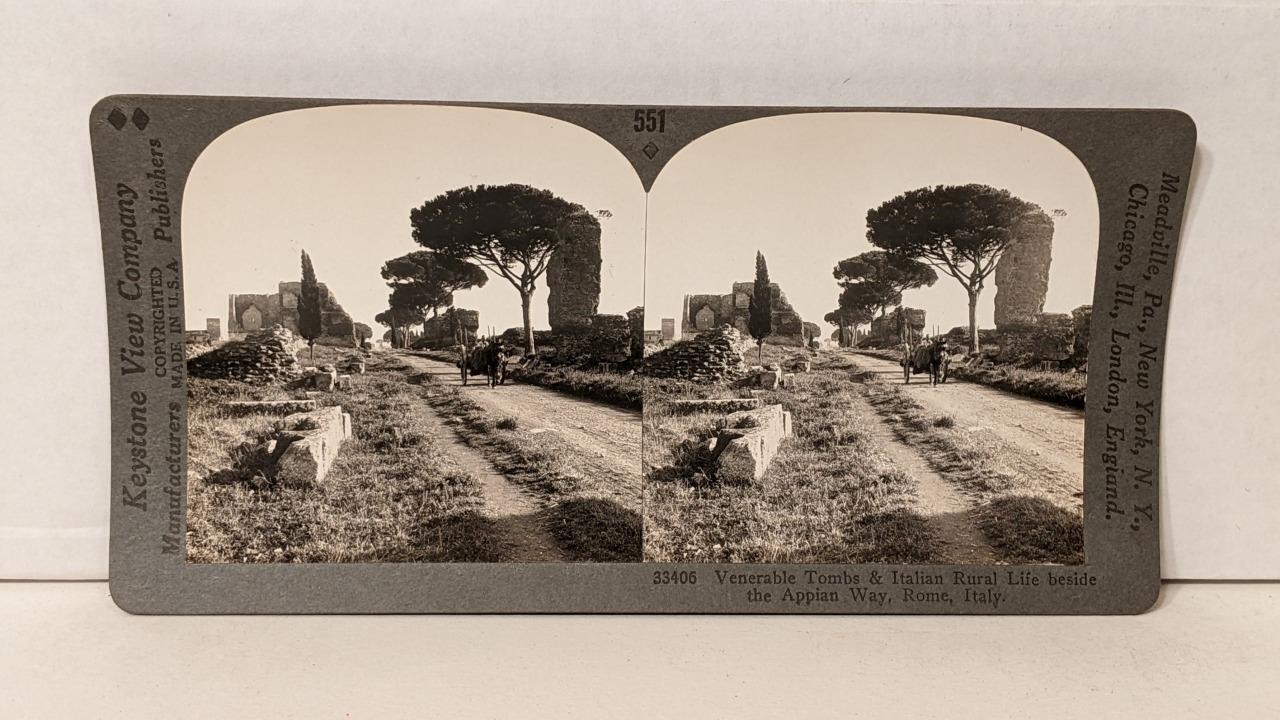 a410, Keystone SV; Venerable Tombs & Italian Rural Life; 551-33406, 1930