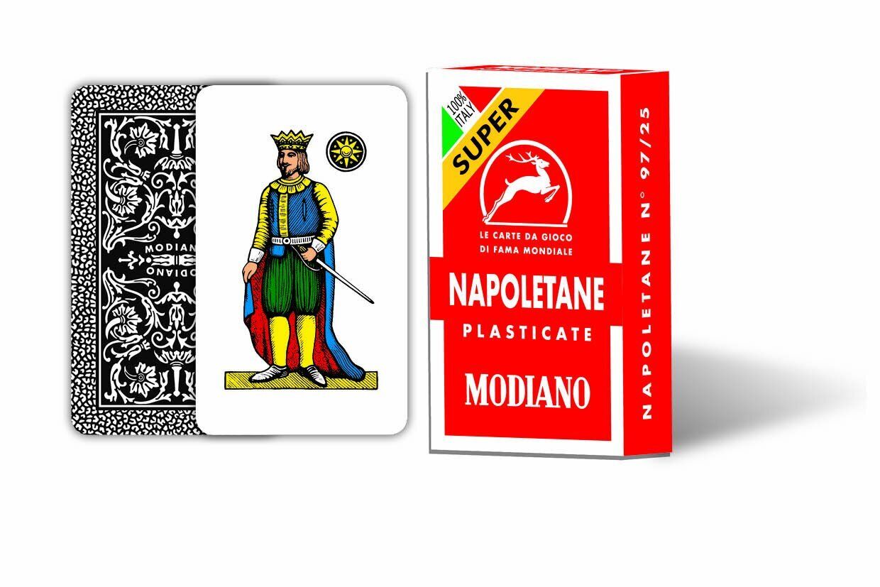 Italian Playing Cards Modiano Napoletane 97/25 Super, 300043