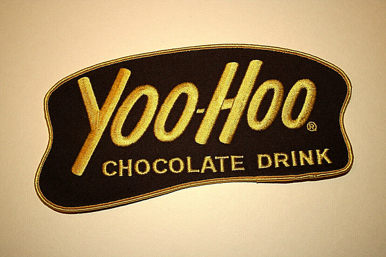 Rare Large Yoo-Hoo Chocolate Milk Drink Back Uniform Jack Patch 1970s NOS