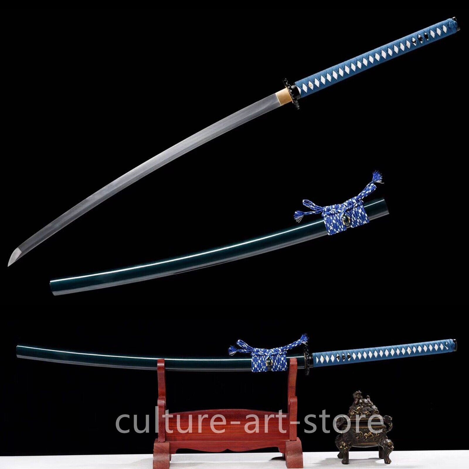 46'' Handmade 1095 high carbon steel longer katana Japanese samurai Sword Sharp